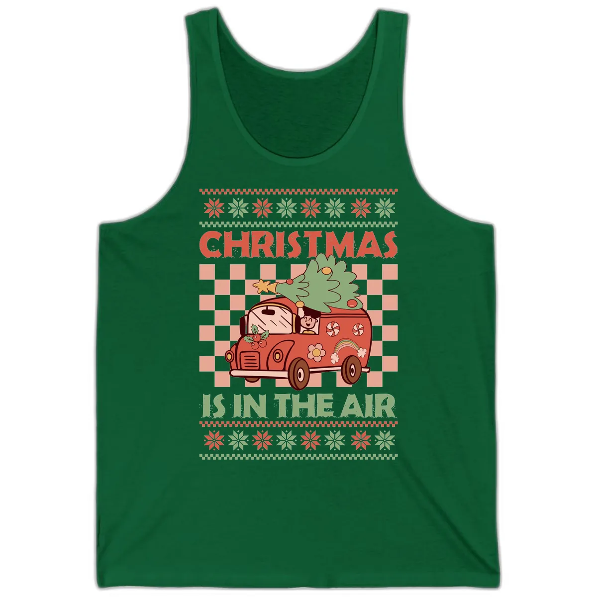 Christmas Is In The Air Van Tank in Kelly