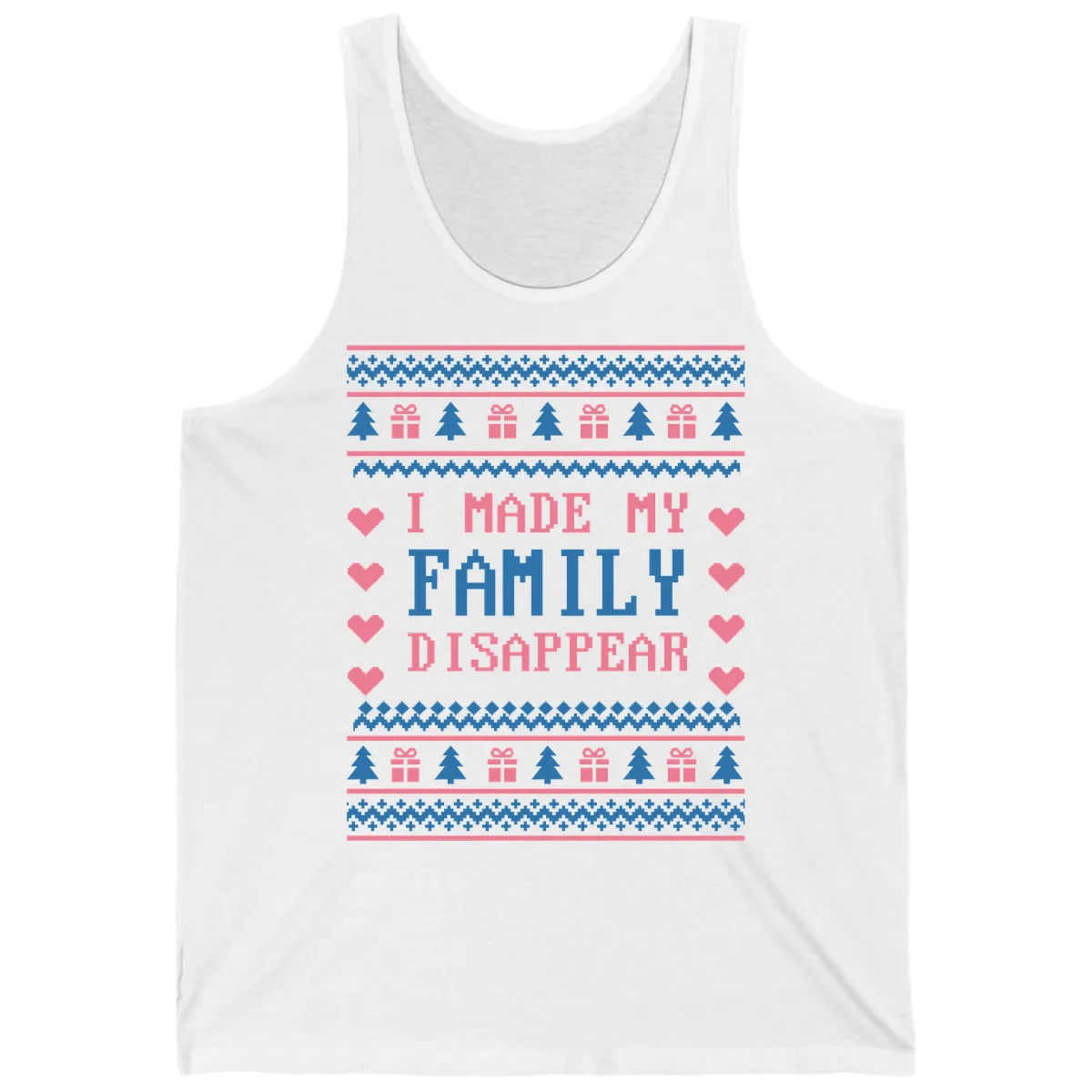 I Made My Family Disappear Tank in White
