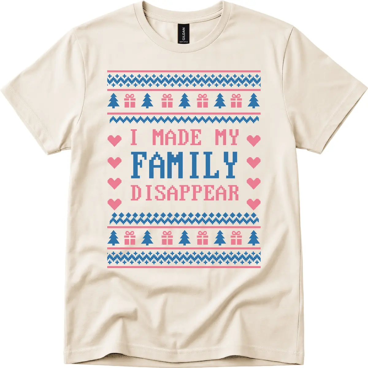I Made My Family Disappear T-Shirt in Natural
