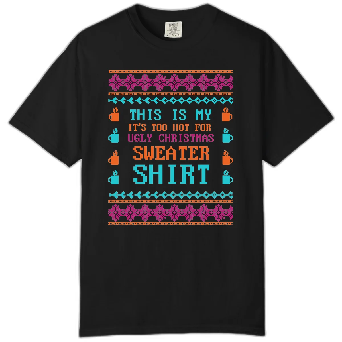 This Is My Sweater Shirt Comfort Color in Black