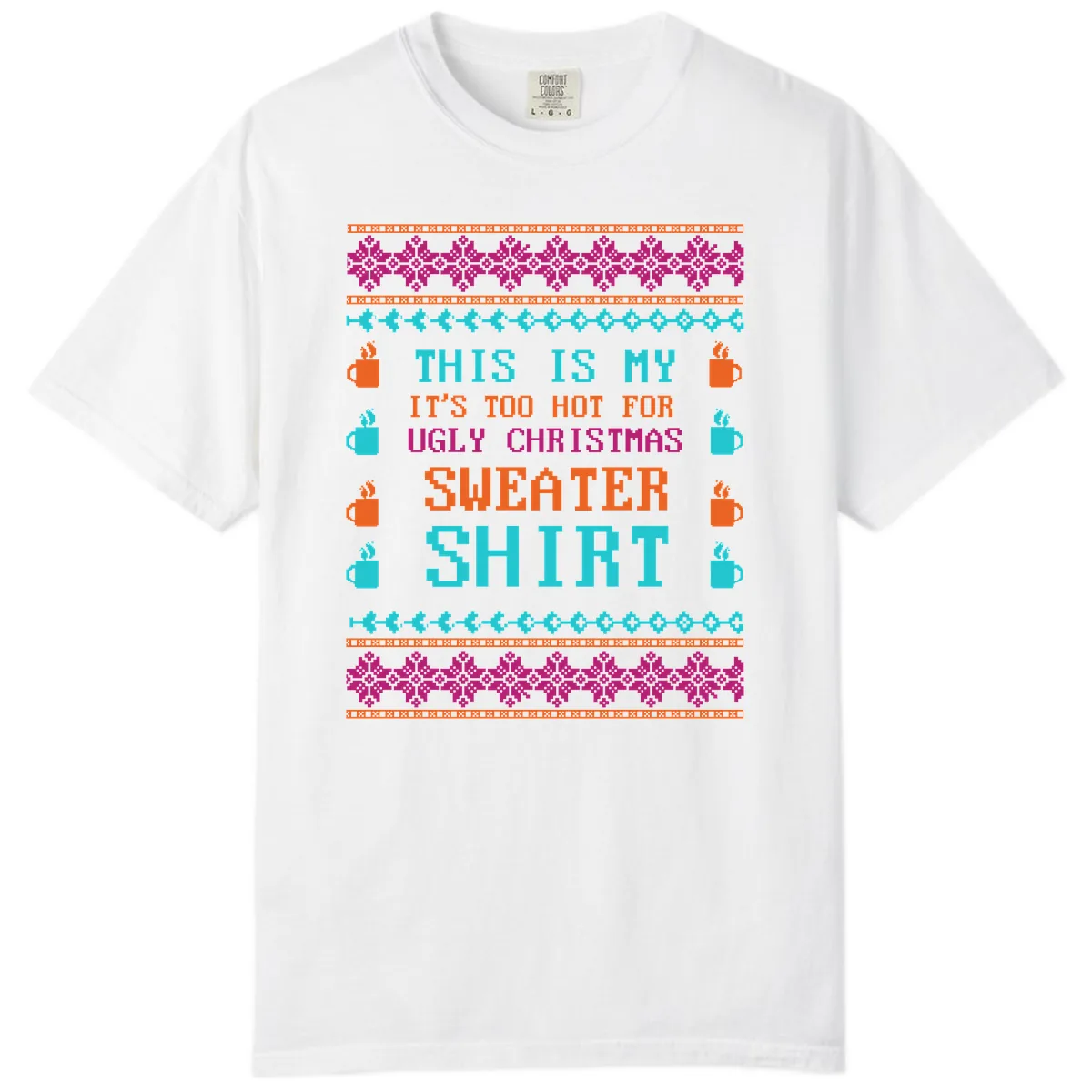 This Is My Sweater Shirt Comfort Color in White