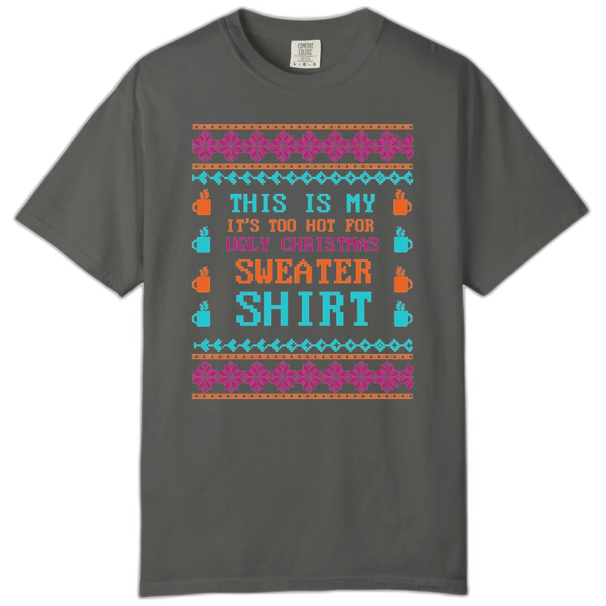 This Is My Sweater Shirt Comfort Color in Pepper