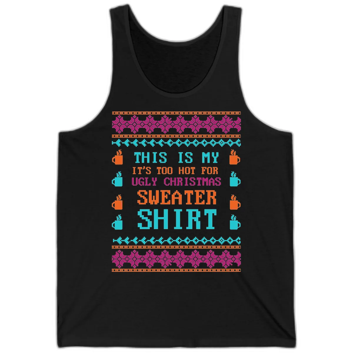 This Is My Sweater Shirt Tank in Black