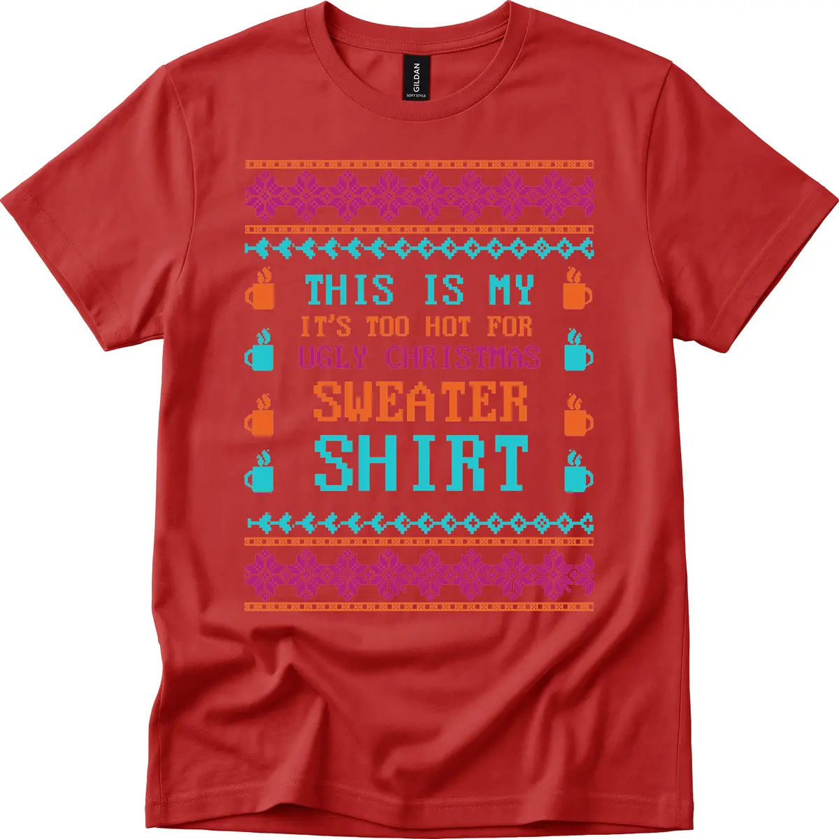 This Is My Sweater Shirt T-Shirt in Red