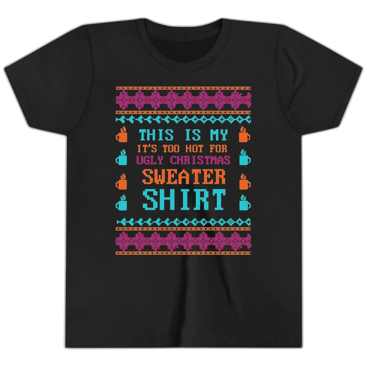 This Is My Sweater Shirt Youth T-Shirt in Black
