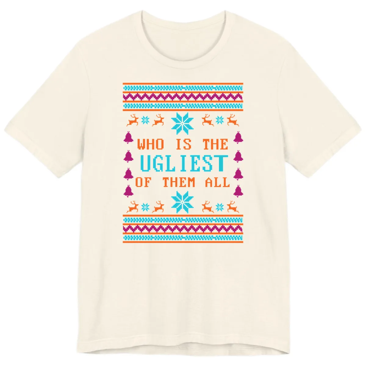 Who Is The Ugliest Of Them All Premium T-Shirt in Natural