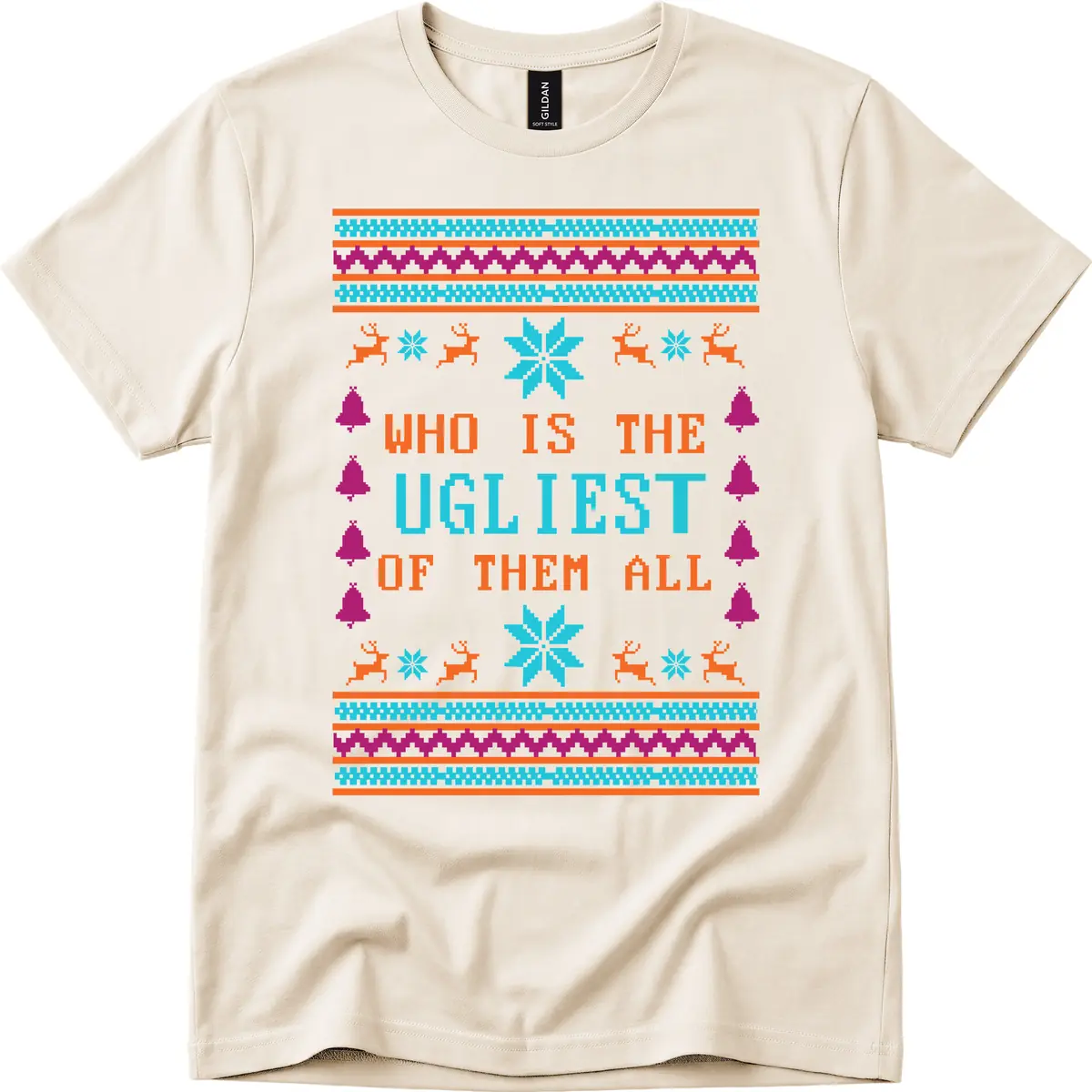 Who Is The Ugliest Of Them All T-Shirt in Natural
